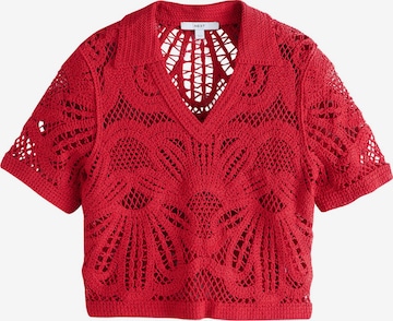 Next Neulepaita värissä punainen: etupuoli