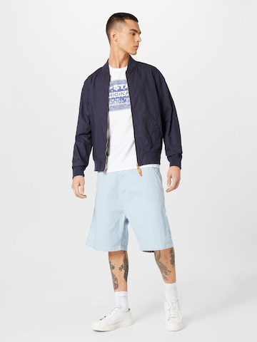 Carhartt WIP Loosefit Shorts in Blau