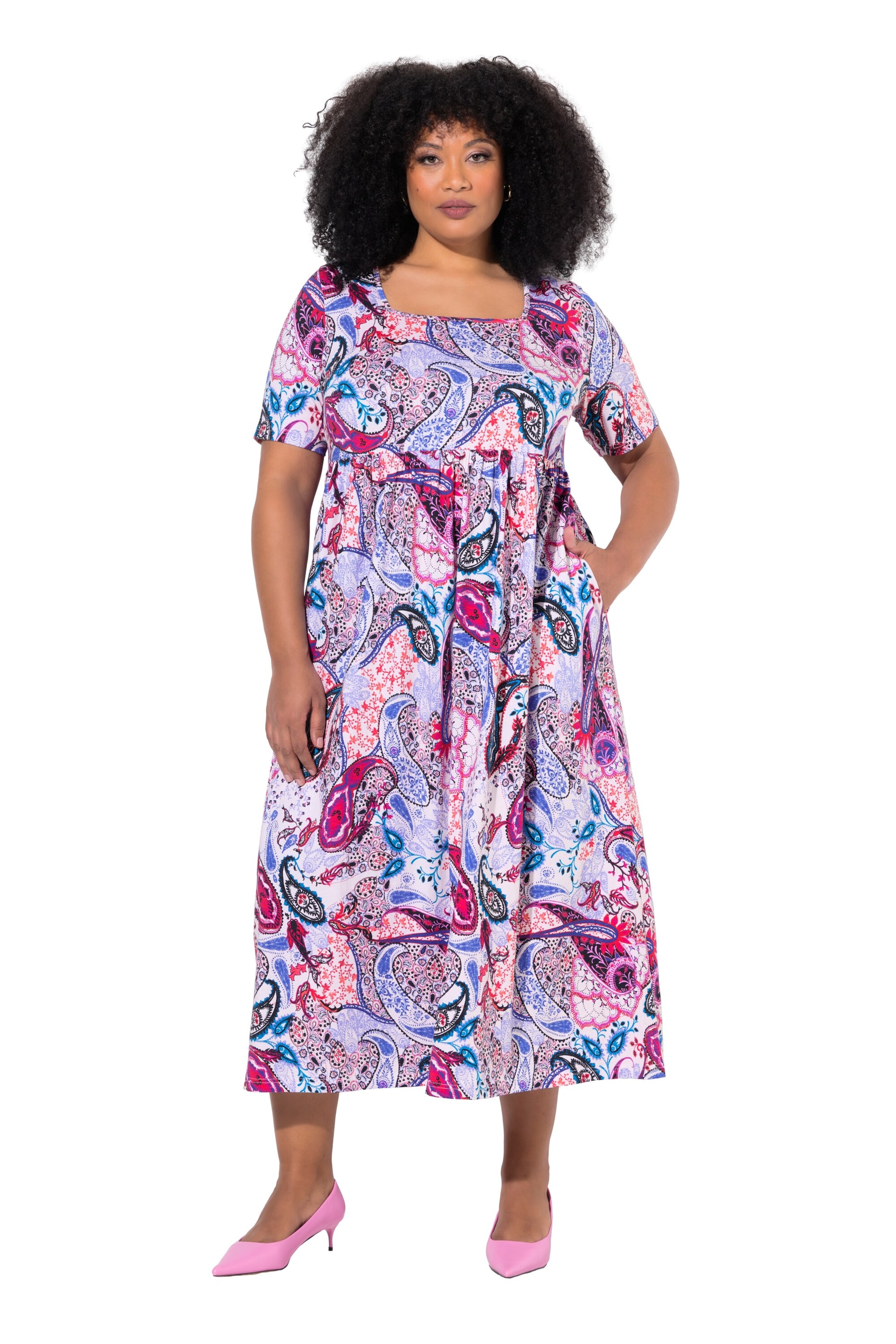 Ulla Popken Kleid in Mischfarben: Vorderseite