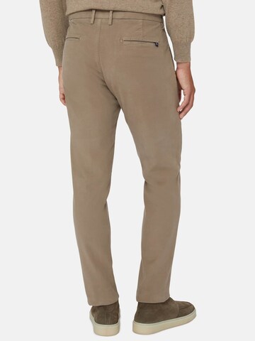 Boggi Milano Slim fit Trousers in Brown