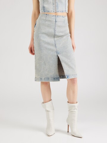 Monki Rok in Blauw: voorkant