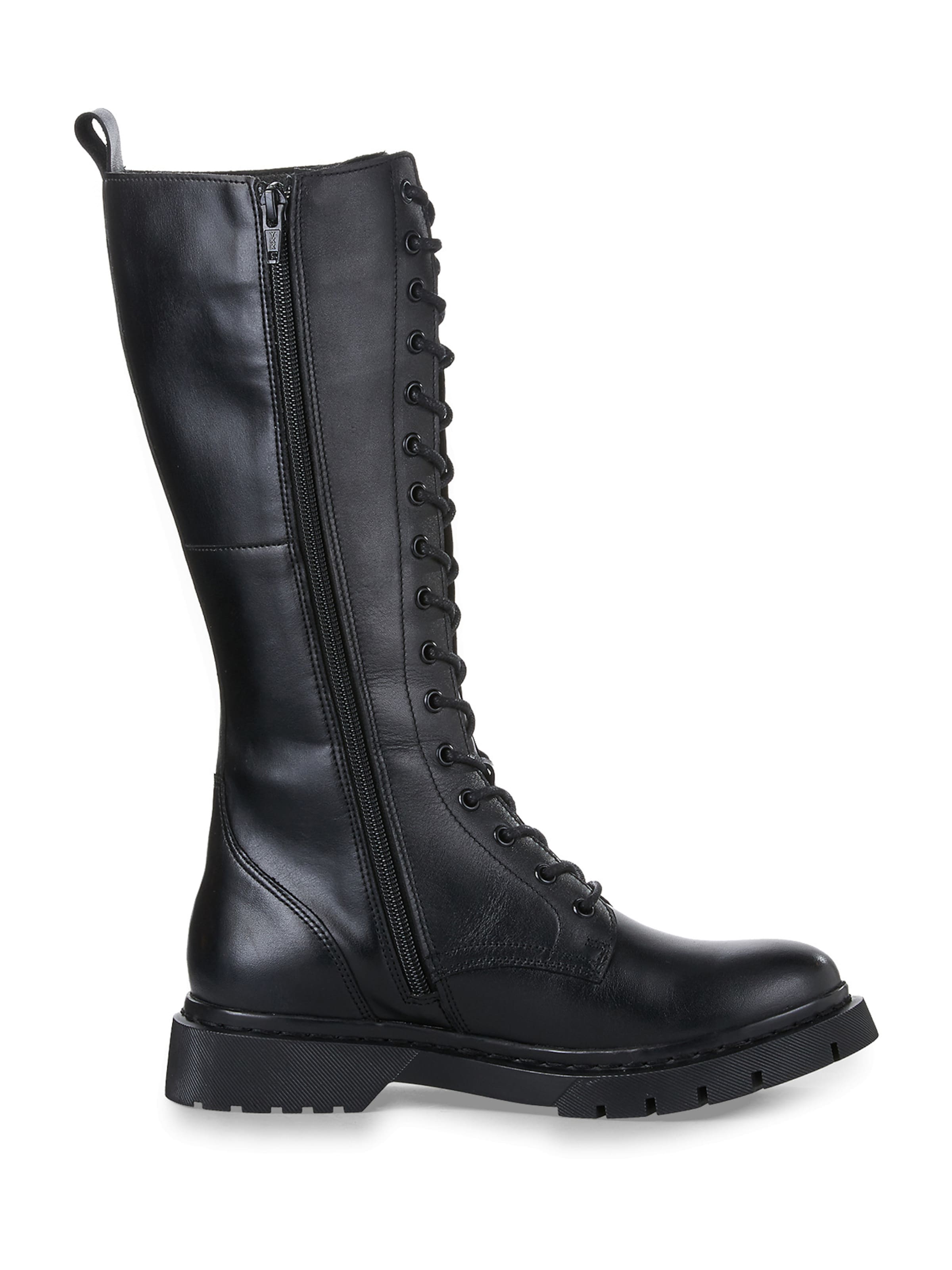 Tamaris Lace-up boot in Black