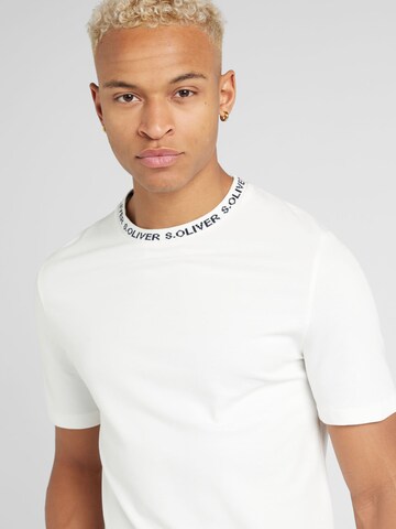 T-Shirt s.Oliver en blanc