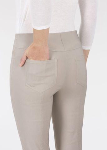 STEHMANN Slimfit Hose 'Igor' in Beige