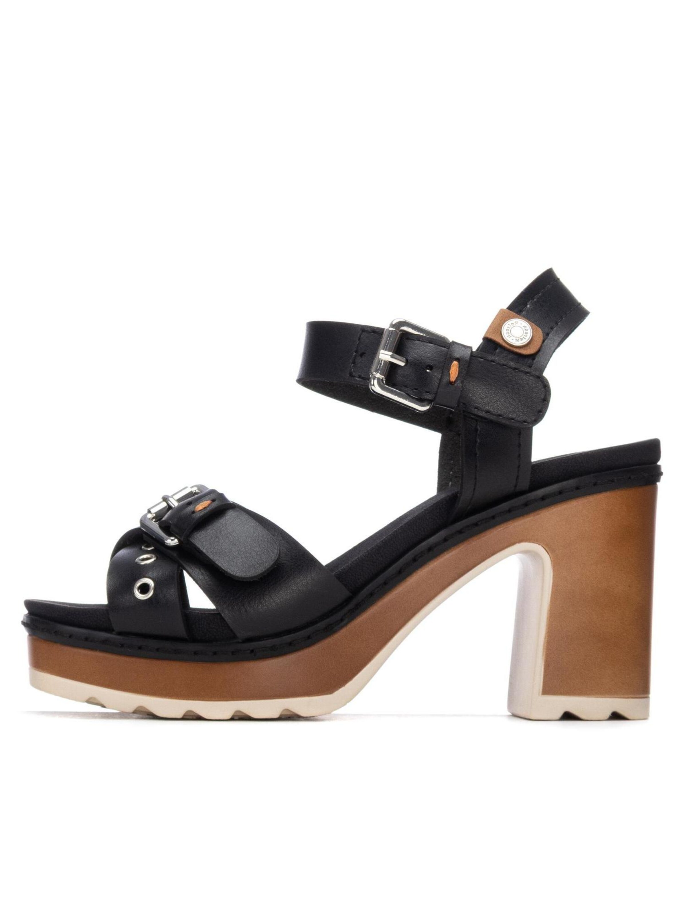 Refresh Sandale‌‌‌‌‌ in Schwarz: Vorderseite