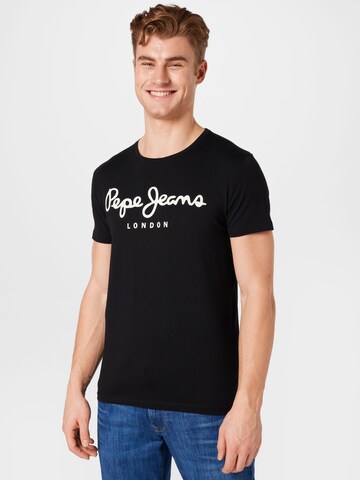 Pepe Jeans T-Shirt in Schwarz: predná strana