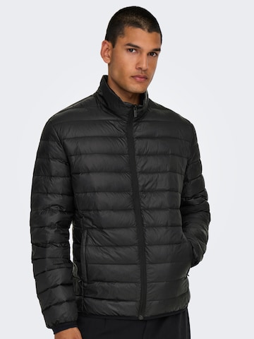 Giacca di mezza stagione 'ONSGAVIN' di Only & Sons in nero