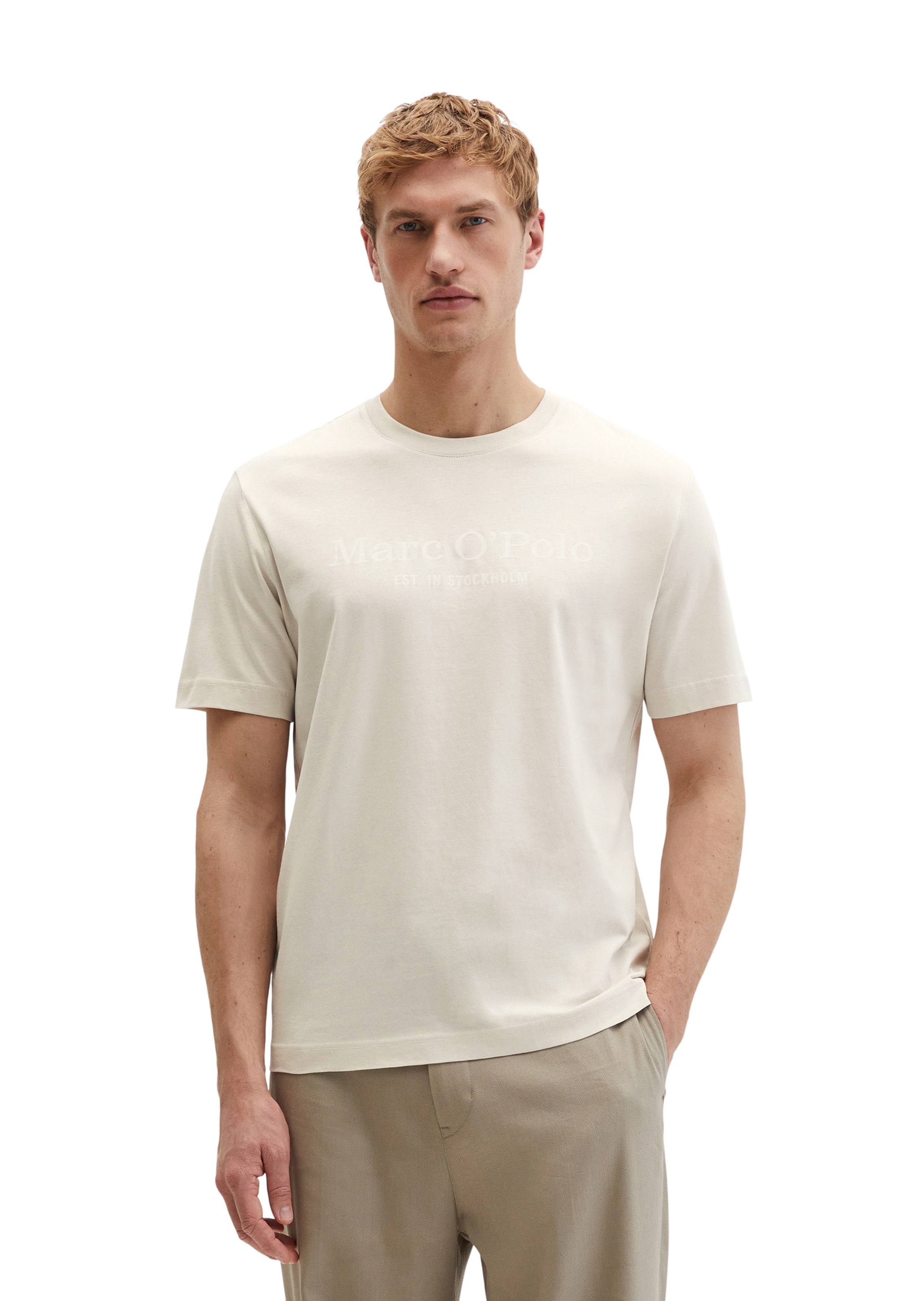 Marc O'Polo Shirt in Grey: front