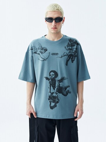 Tricou 'Rochester' de la VAMOS CLO pe albastru: față