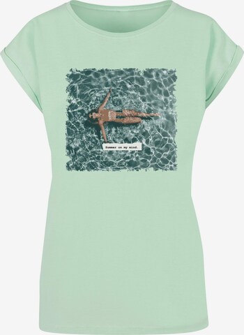 T-shirt 'Summer - On My Mind' Merchcode en vert : devant