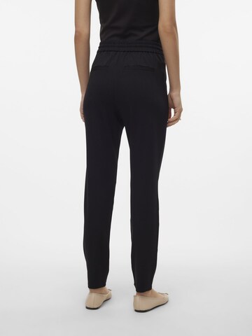 VERO MODA Loosefit Bandplooibroek in Zwart