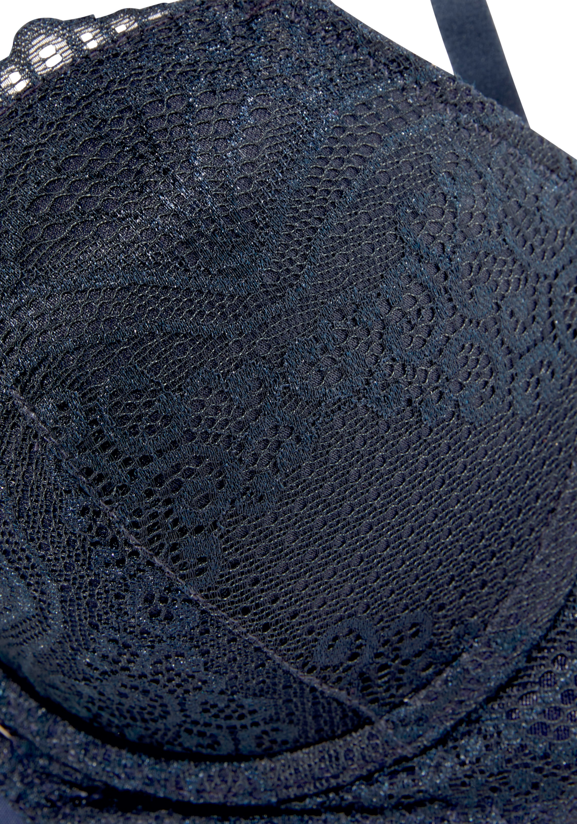 LASCANA Push-up Nedrček | modra barva