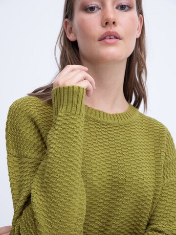 Pullover 'Milla' di Oxmo in verde
