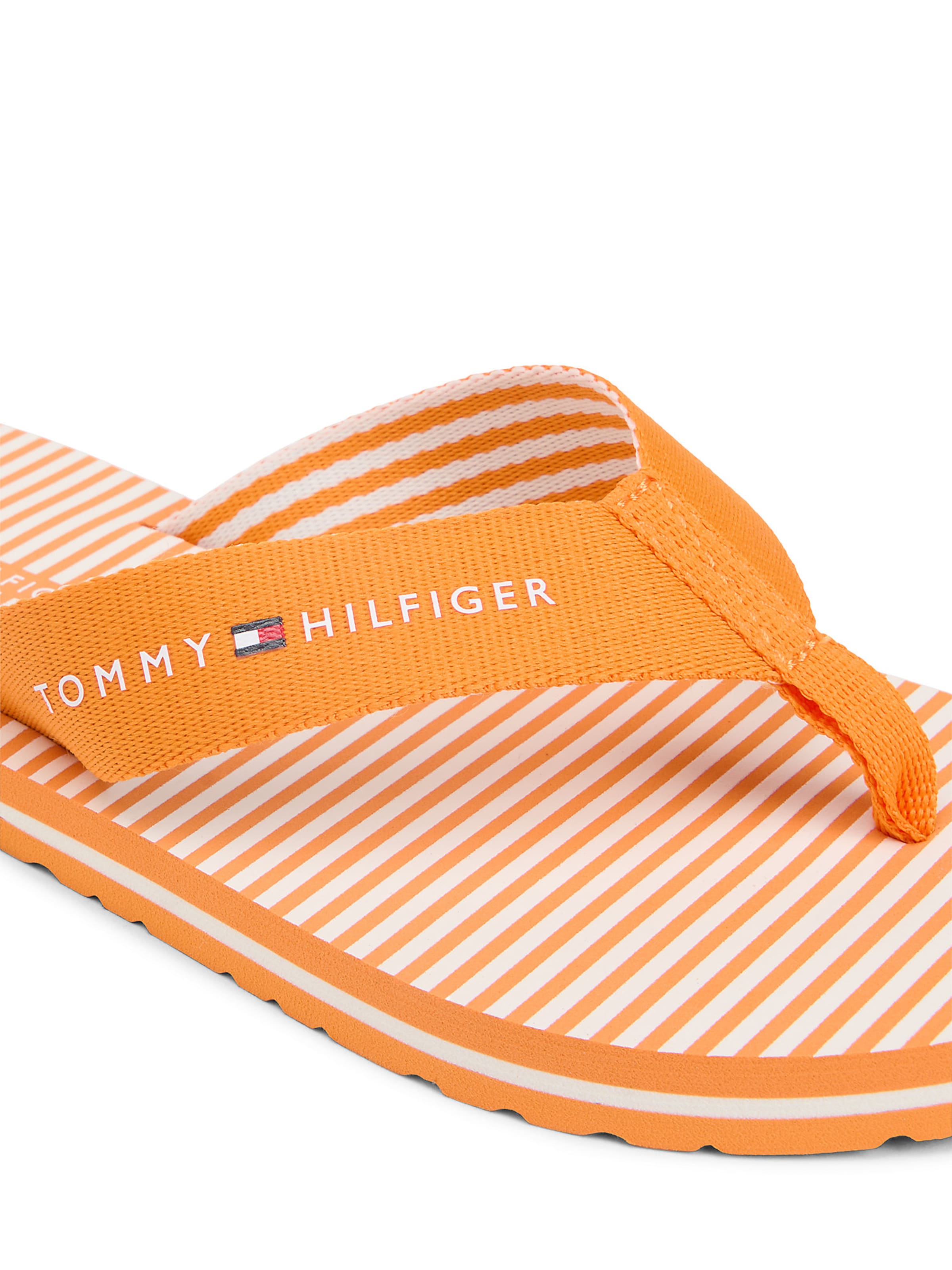 TOMMY HILFIGER Teenslipper 'Ithaca' in Oranje