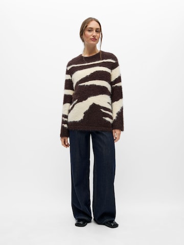OBJECT Sweater 'OBJLinda' in Beige