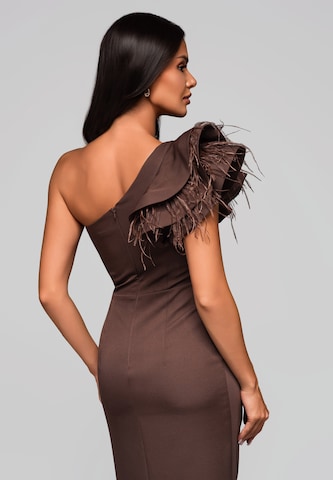 Ombre Avondjurk in Bruin