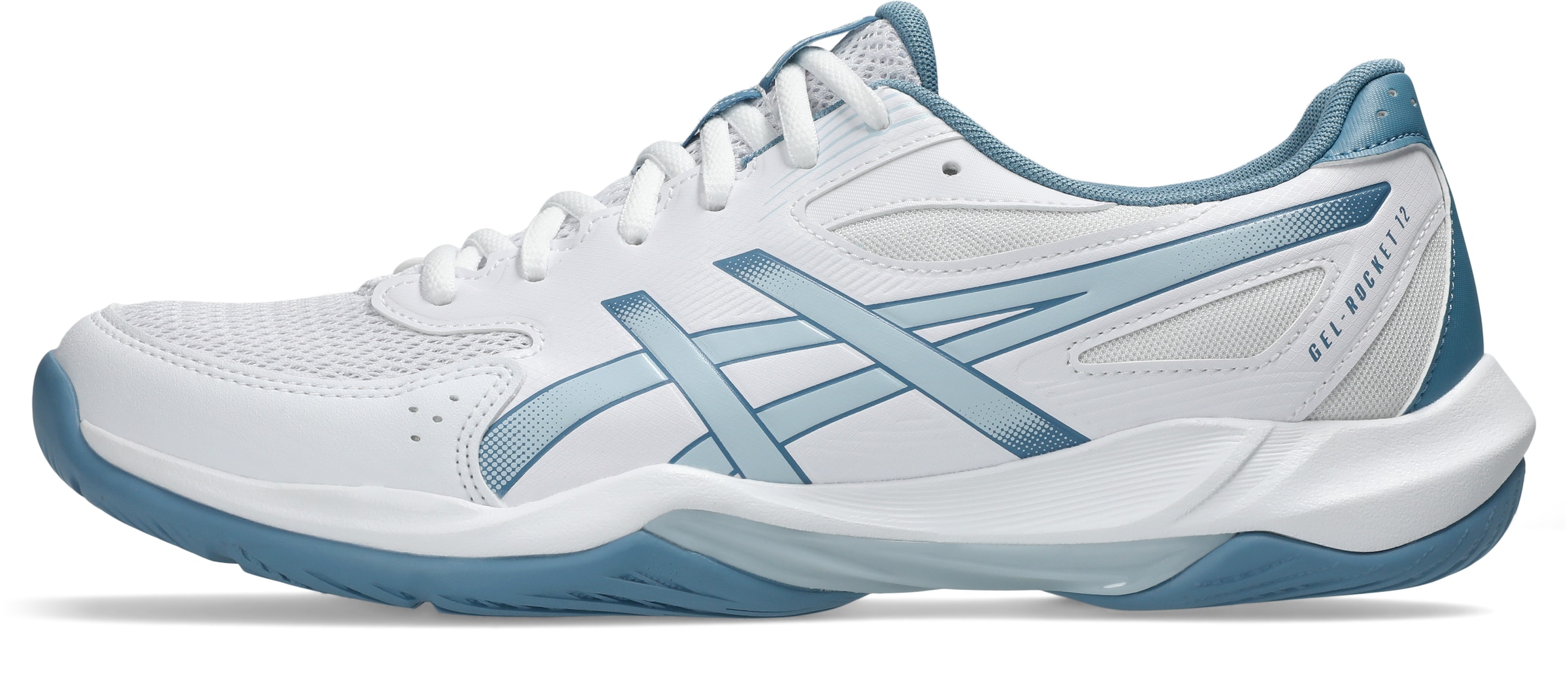 ASICS Athletic Shoes in White: front