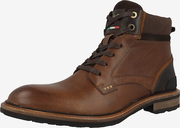 PANTOFOLA D'ORO - Botas com atacadores ' Pizzoli Uomo' em castanho: frente