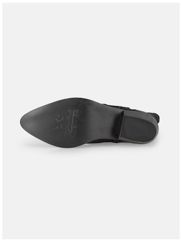 Felmini Wide Fit Cowboy Boots 'Gerbera W039' in Black