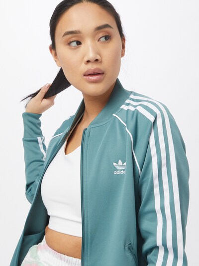 Adidas Originals Jacke In Jade Weiss About You