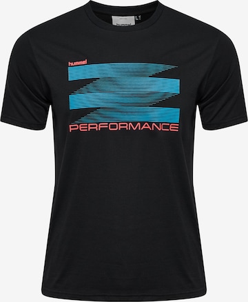 Hummel Shirt 'Pulse' in Schwarz: Vorderseite