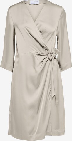 Robe SELECTED FEMME en gris : devant