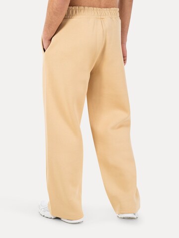 Loosefit Pantalon Smilodox en beige