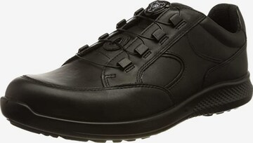 JOMOS Athletic Lace-Up Shoes in Black: front