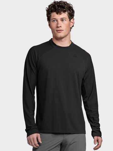 T-Shirt fonctionnel 'Enixa' Schöffel en noir : devant