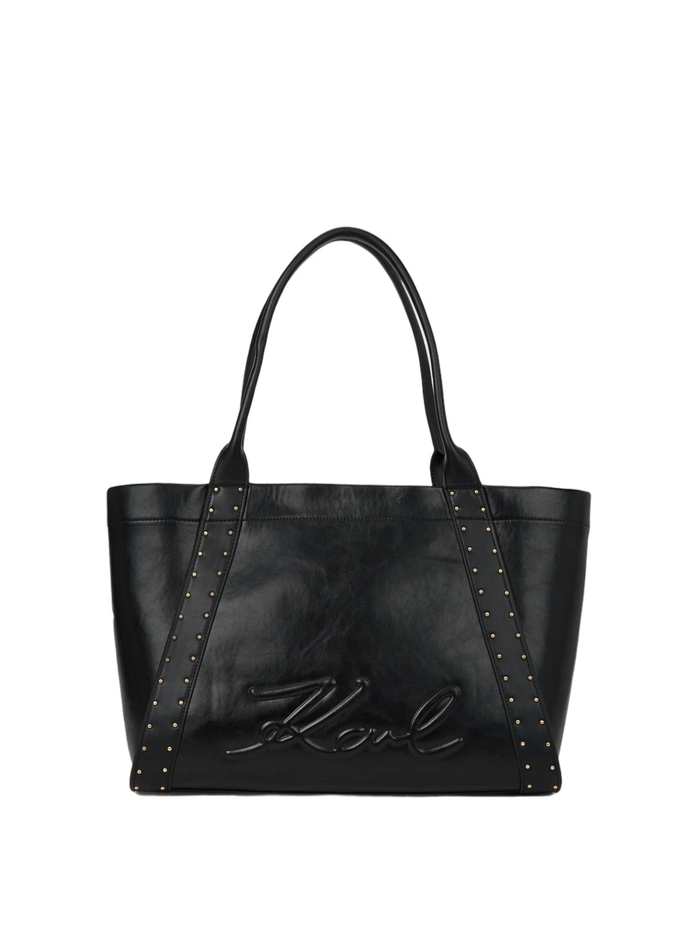 Karl Lagerfeld Shopper táska 'B1W30261992' - fekete: elől