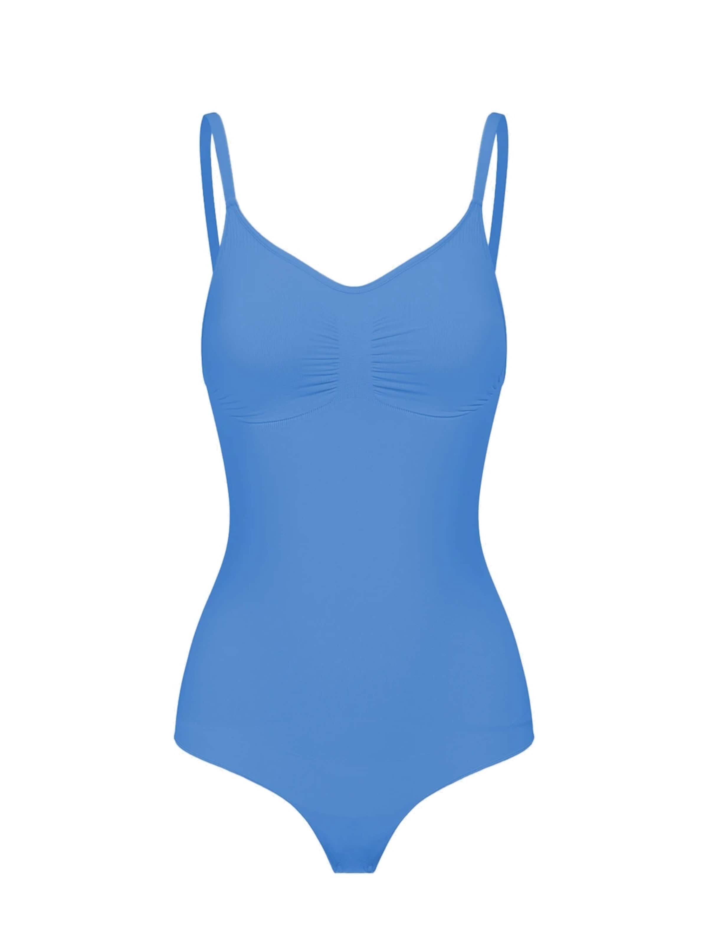 cfab Shapingbody 'Sculpting Shapewear mit String' in Blauw: voorkant