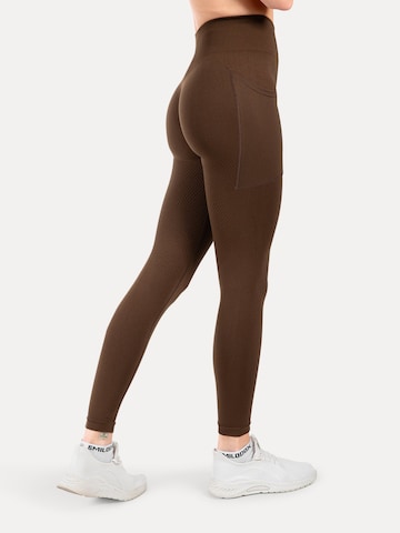 Smilodox Skinny Leggings ' Kadria ' in Braun