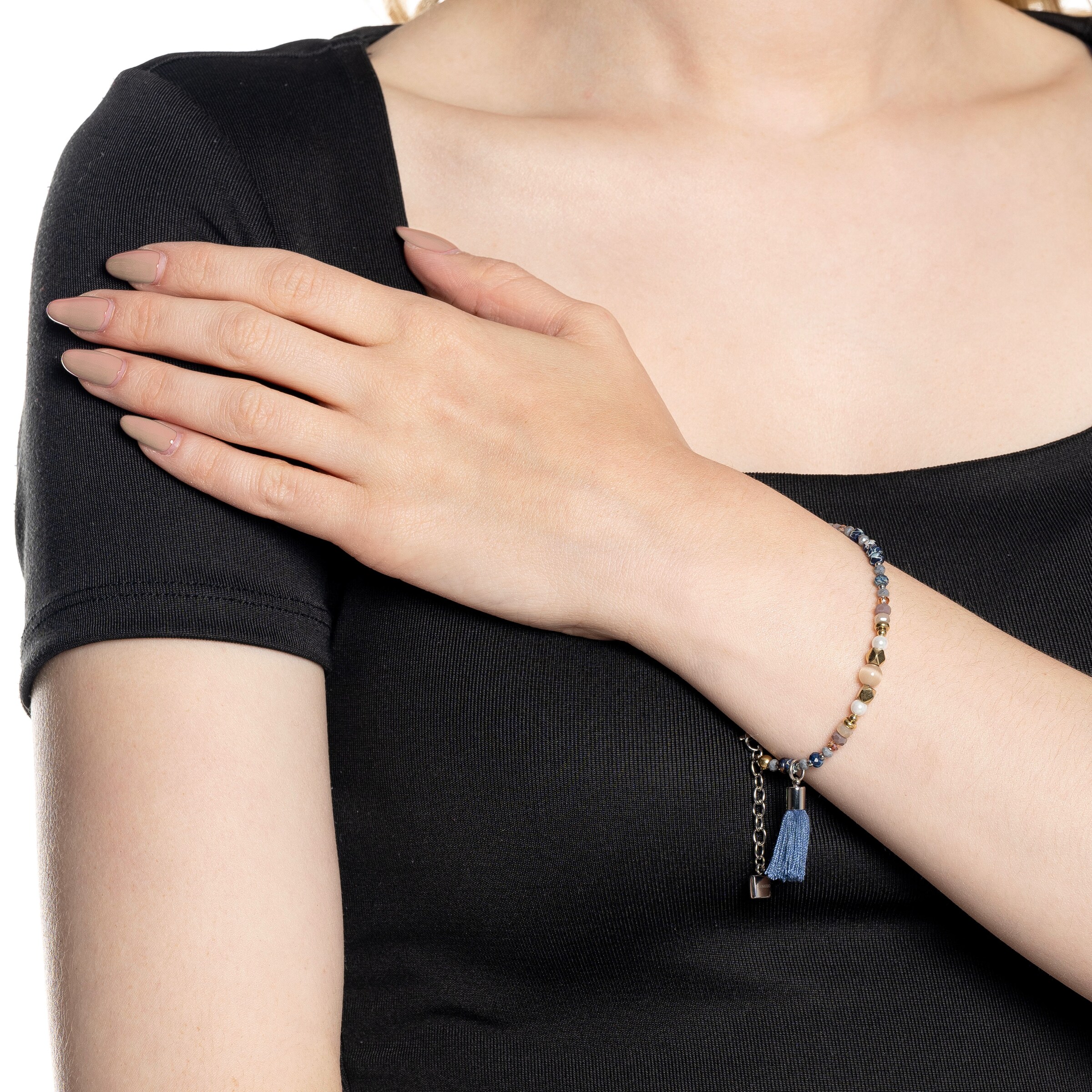 LEONARDO Bracelet in Silver: front