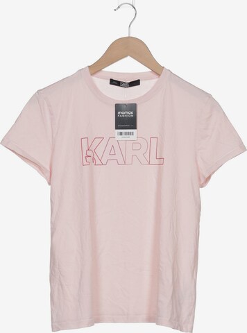 Karl Lagerfeld T-Shirt L in Pink: predná strana