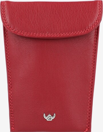 Astuccio 'Polo' di GOLDEN HEAD in rosso: frontale