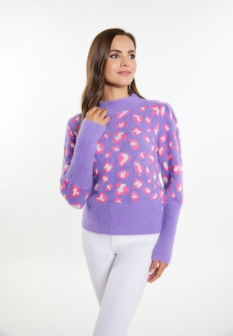 faina Sweater 'Mioki' in Purple: front