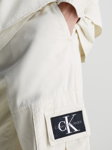 Loosefit Pantaloni cargo di Calvin Klein Jeans in beige