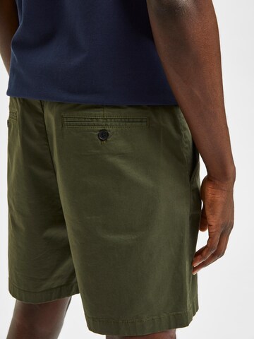 SELECTED HOMMEregular Chino hlače - zelena boja