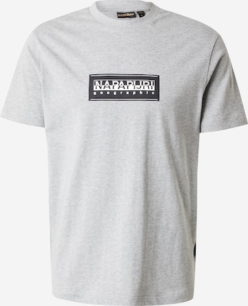 T-Shirt NAPAPIJRI en gris : devant