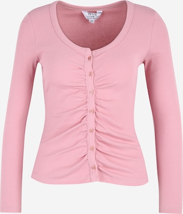 Dorothy Perkins Petite Gebreid vest in Roze: voorkant