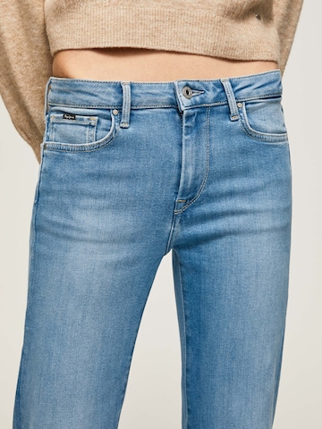 Pepe Jeans جينز واسع من الأسفل جينز بلون أزرق