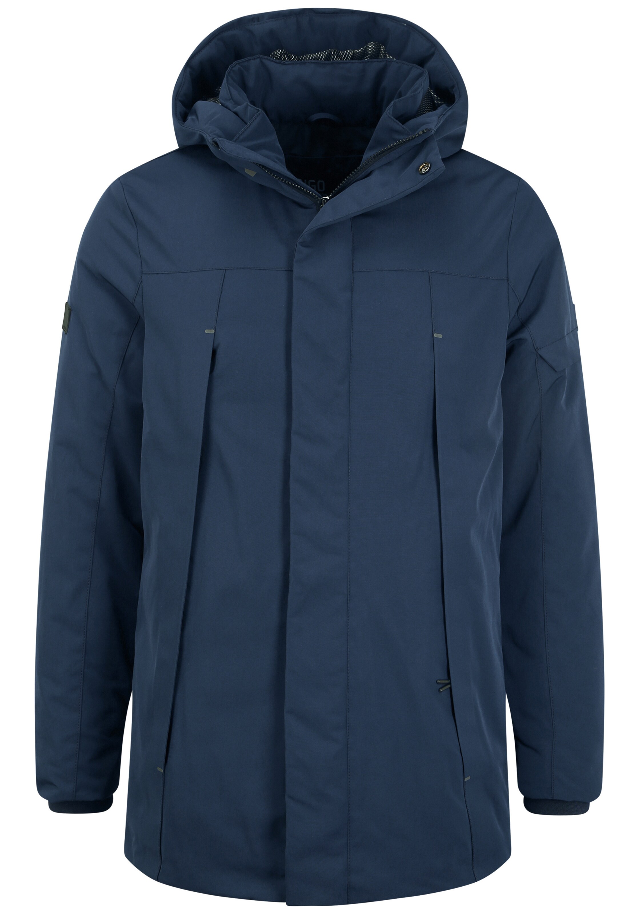 INDICODE JEANS Parka 'Rader' in Blau: Vorderseite