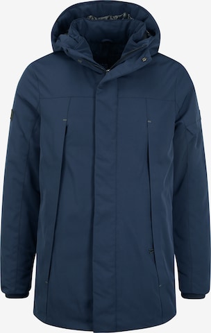 INDICODE JEANS Tussenparka 'Rader' in Blauw: voorkant