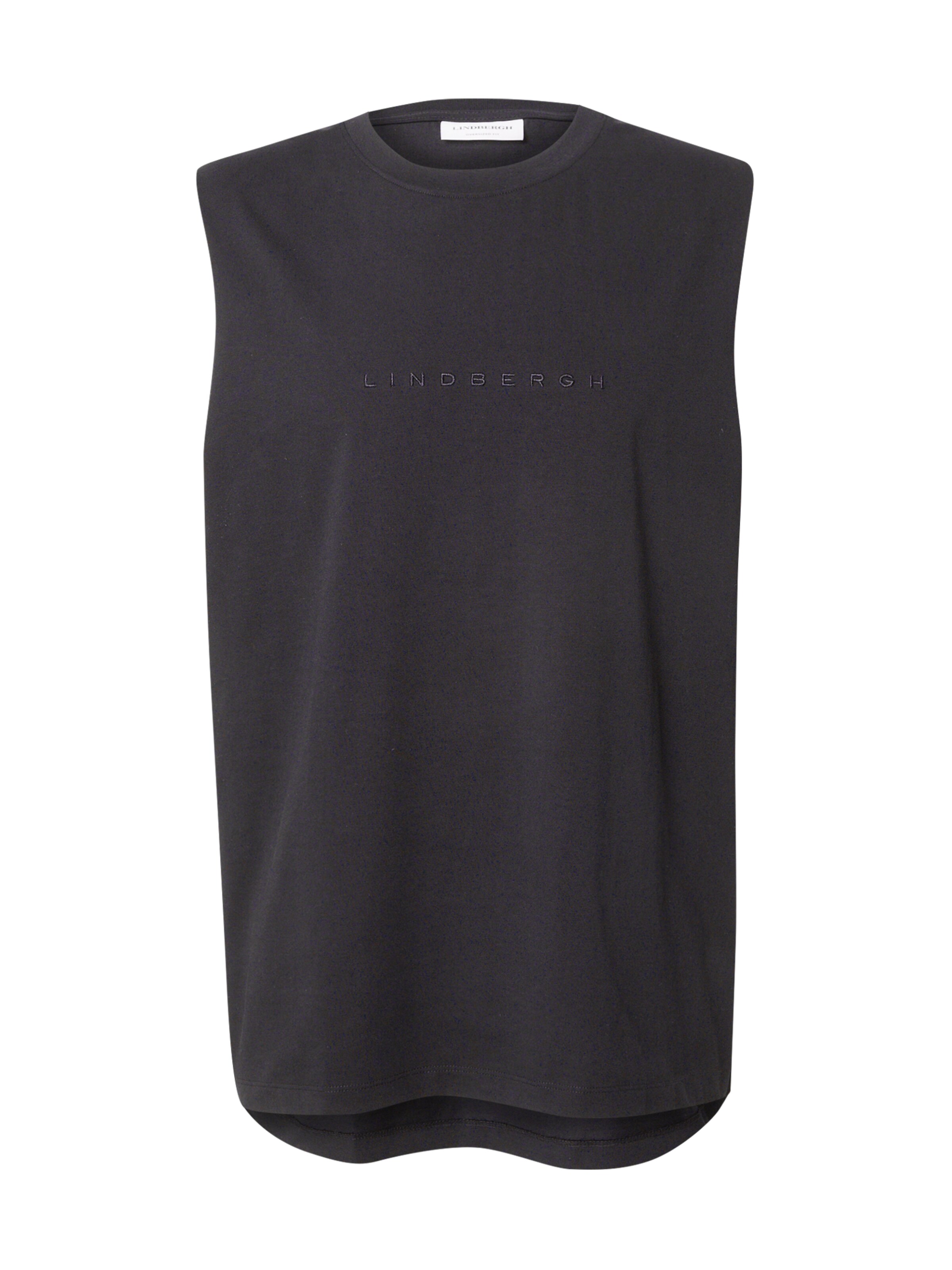 Lindbergh Top in Schwarz: Vorderseite