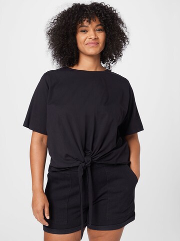 Guido Maria Kretschmer Curvy - Camisa 'Sheila' em preto: frente