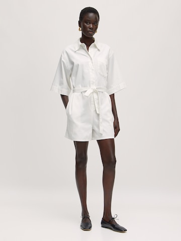 EDITED Jumpsuit 'Nuria' in Wit: voorkant