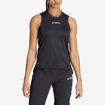 ADIDAS TERREX Sporttop in Schwarz