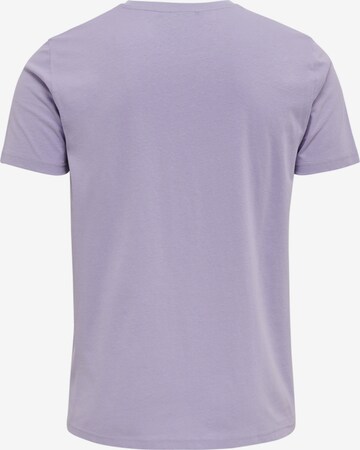 Hummel T-Shirt in Lila