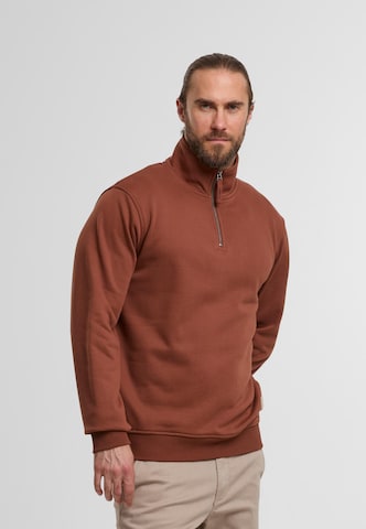 Sweat-shirt 'Portal' INDICODE JEANS en marron