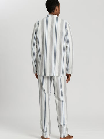 Hanro Pyjama lang 'Cozy Comfort' in Grau